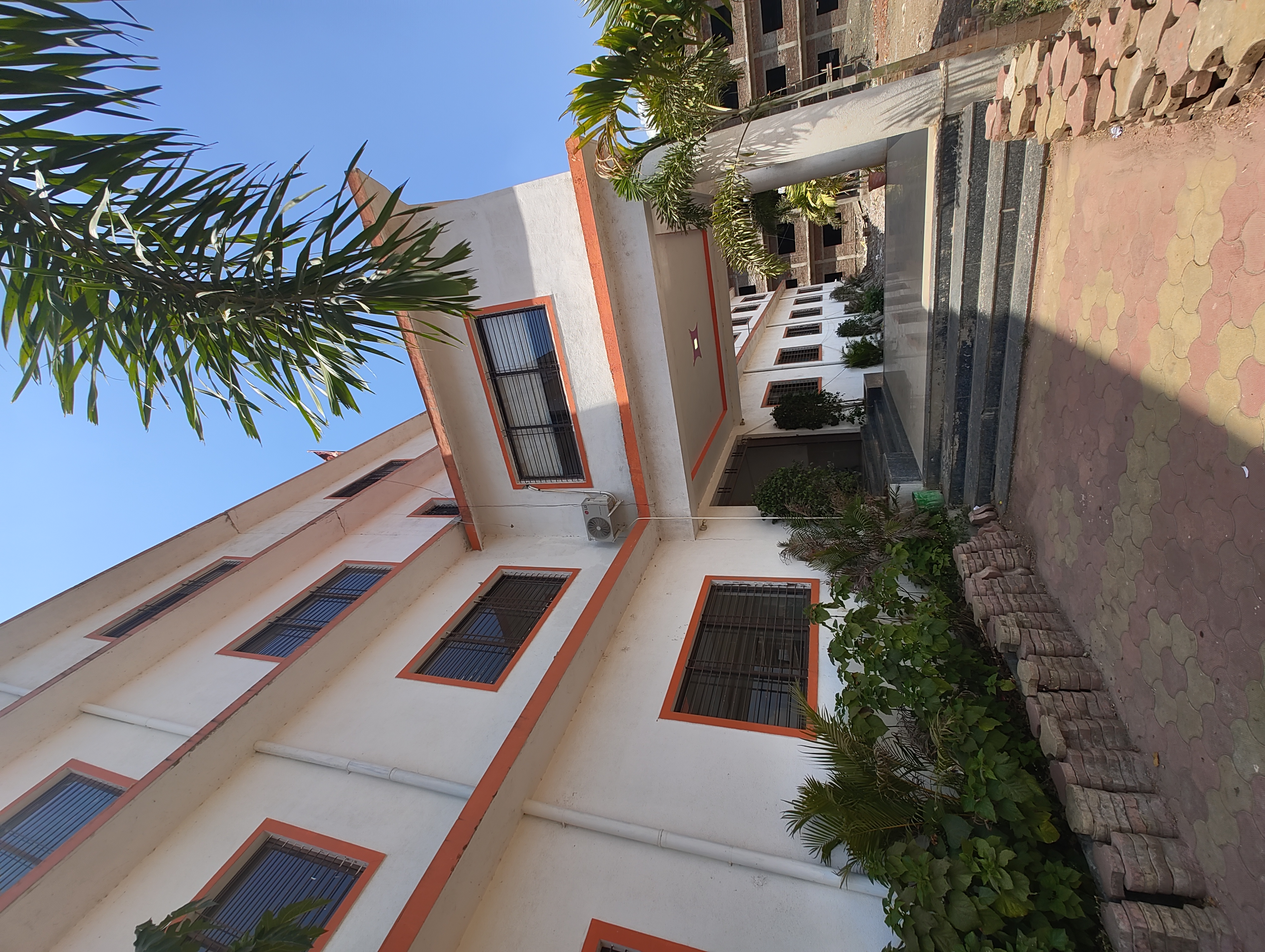 College Building - Front View